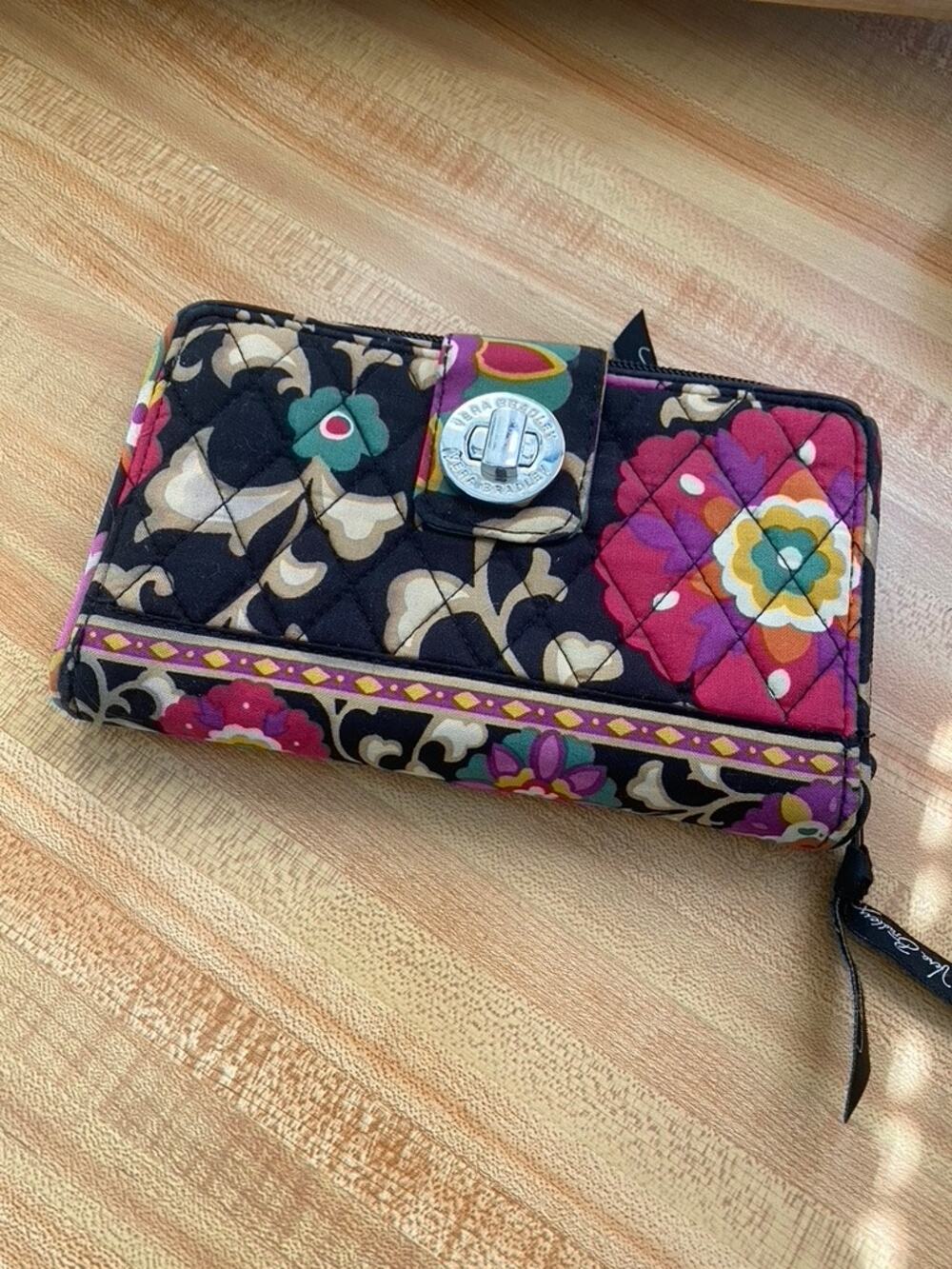 Vera Bradley Women's Floral Print Large Wallet
